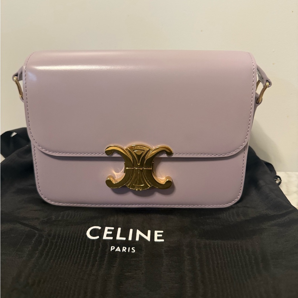 New Celine Teen Triomphe in light lilac